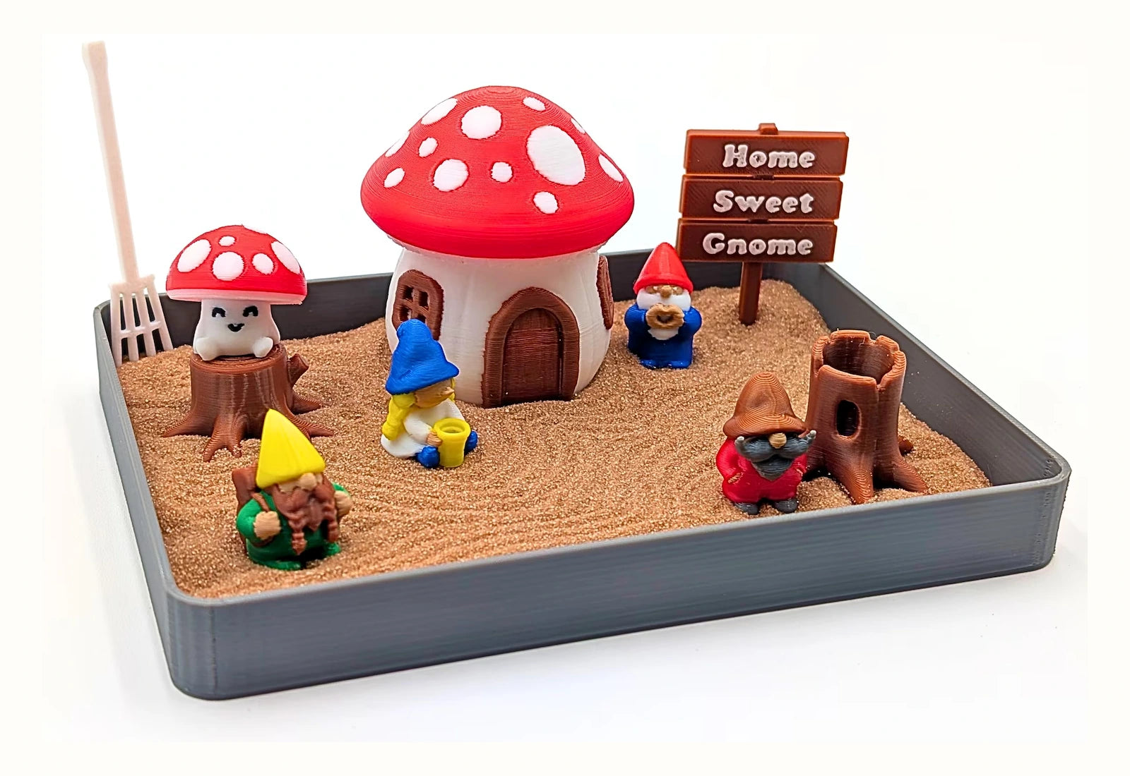 Magical miniature desk world