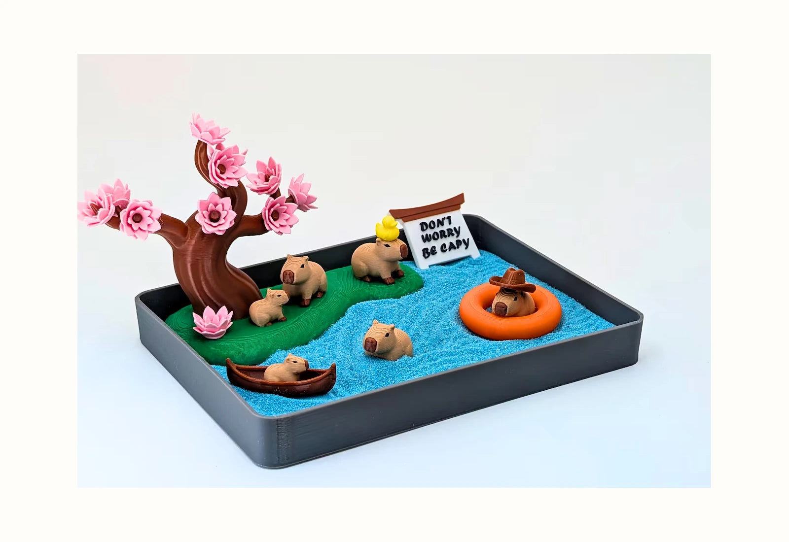 Playful Dibetoy miniature sand world